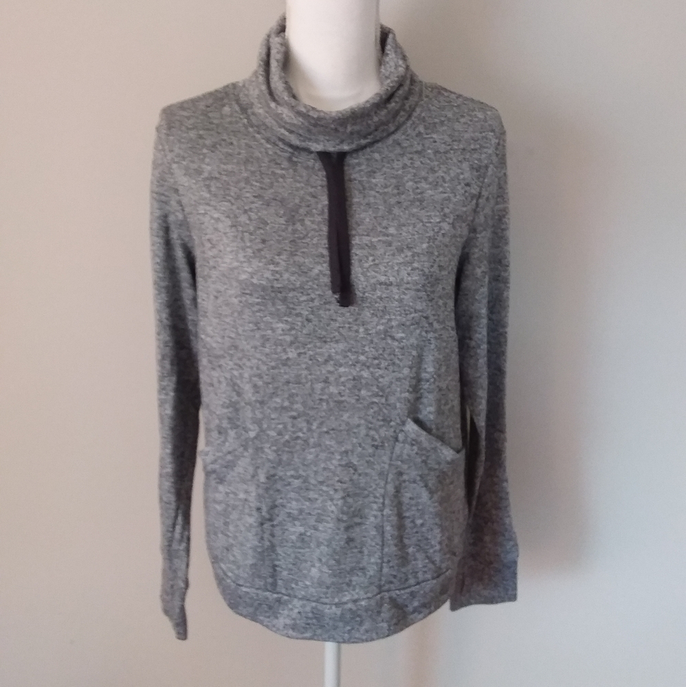 Old Navy Grey Active Wear Go Dry Cowl Top
